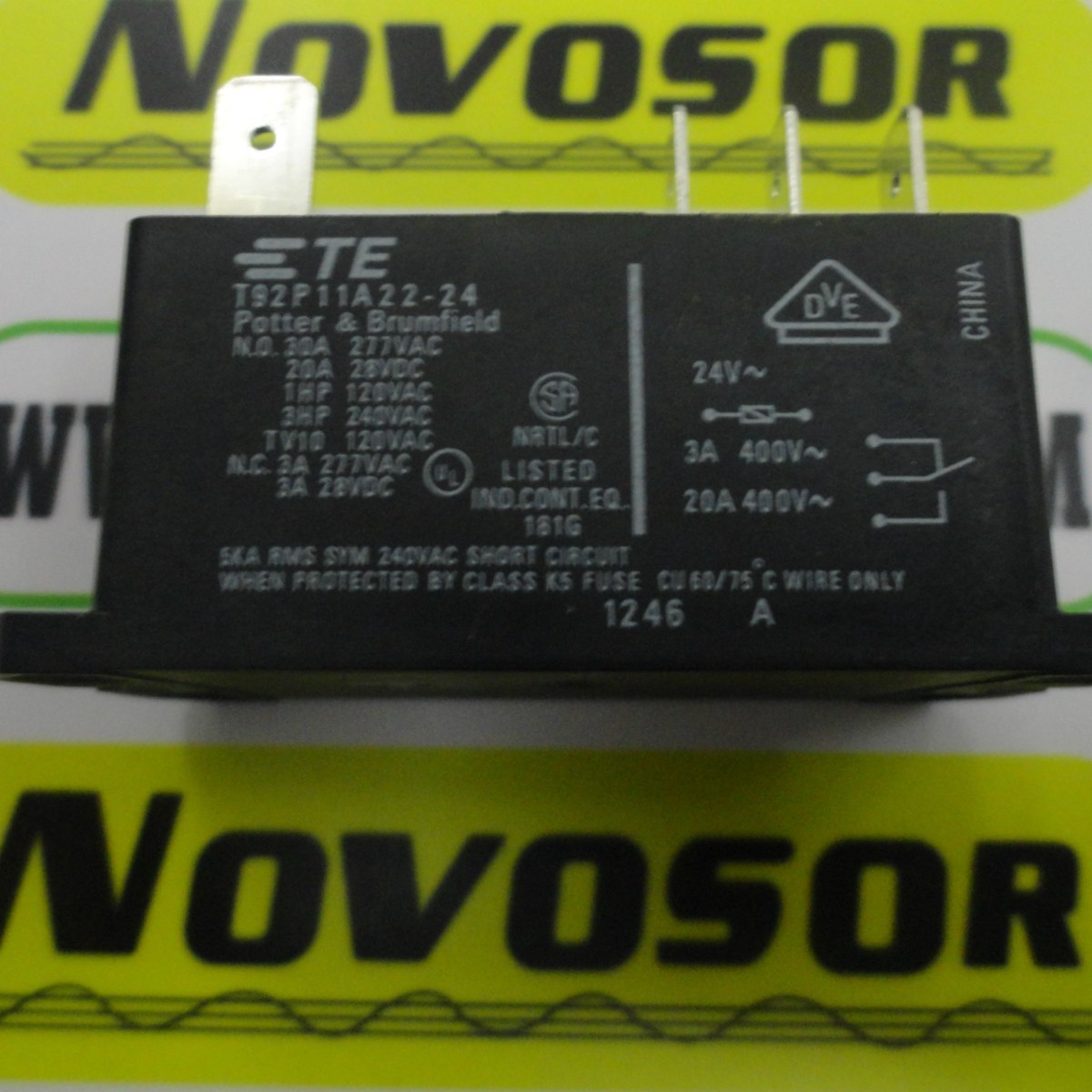 T92P11A22-24  POTTER&BRUMFIELD   继电器