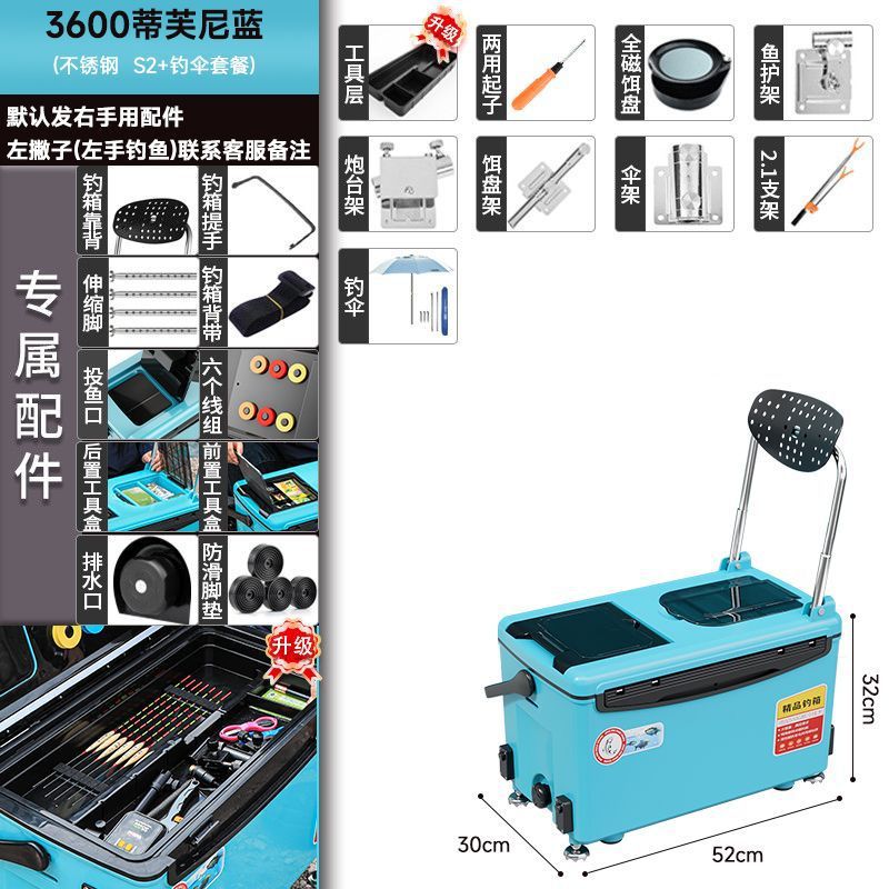 Cielo azul - s2 + paraguas de pesca - Lista de compras obligatorias