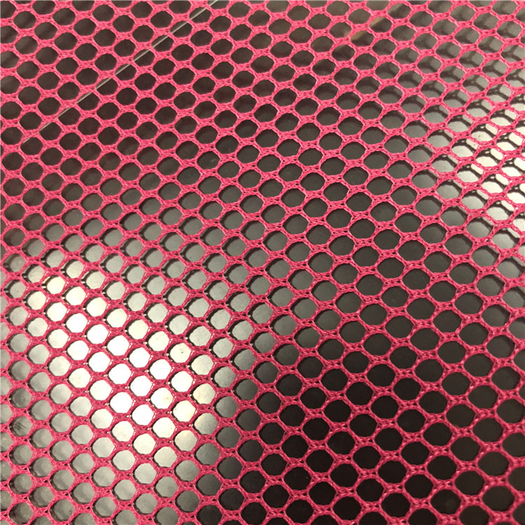 涤纶网眼布 满天星经编网布 服装夹克衫内衬里料夏季网孔面料