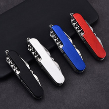 批发多功能小刀户外工具刀折叠多用组合刀剪不锈钢应急装备小工具