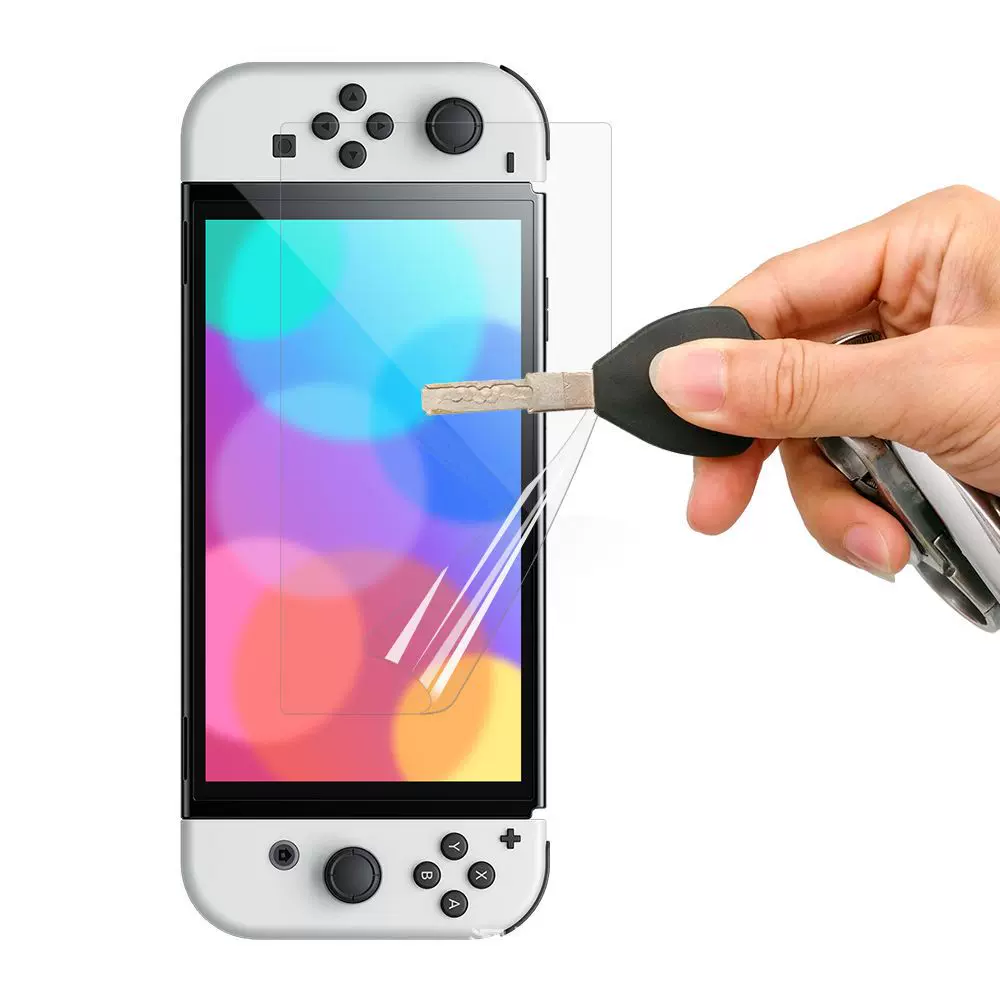 任天堂游戏机高清透明PET屏幕保护膜防刮防蓝光 厂家定制批发OEM
