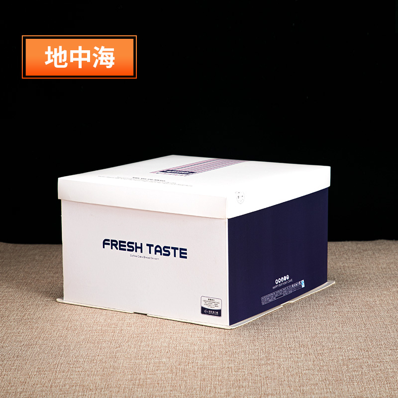 Caja de embalaje de pastel 6 pulgadas 8 pulgadas 10 pulgadas 12 pulgadas 14 pulgadas caja cuadrada de cartón de cumpleaños caja redonda caja de embalaje de pastel