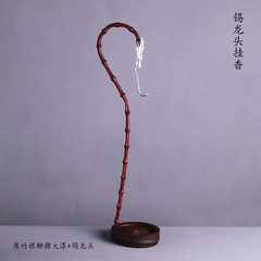 大漆龍吊り香炉、線香器具、竹製品、工芸品、龍口吊り香炉、手作り竹香