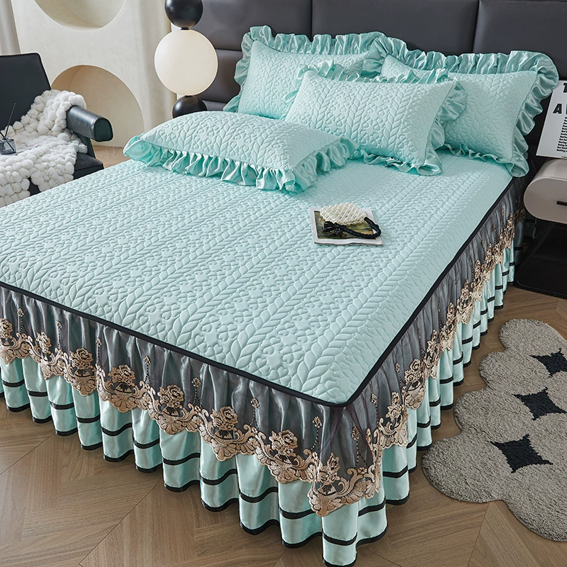Матрац? Actually input: "Mat, set, silk removable bedspread, European style, 3 piece set"