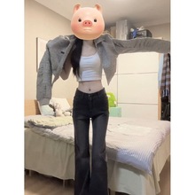 小香风2025欧货初春外套女春秋小个子短款设计感洋气别致上衣