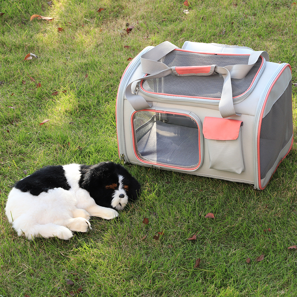 Mochila para cães e gatos, bolsa respirável portátil para gaiola e animais de estimação_voghion.com