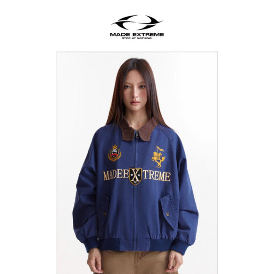 [Tide Brand] 2024 Spring and Autumn Plagianshuai Coat Men's ins High Street Tide Brand Hong Kong Style Japanese Style Harajuku Style Korean Style Trend