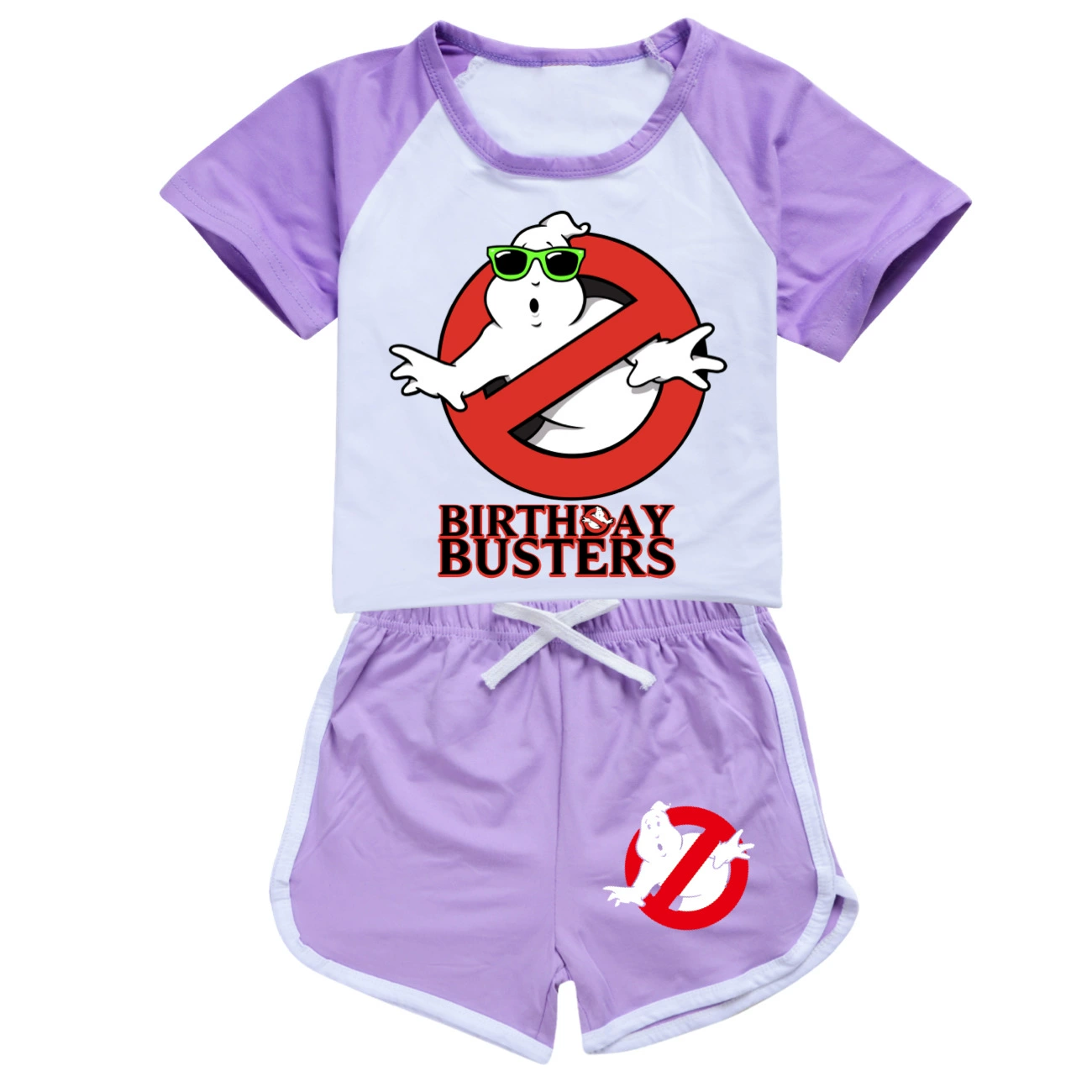 Ghstbusters100-170 Детский костюм с коротким рукавом и шортами 3301