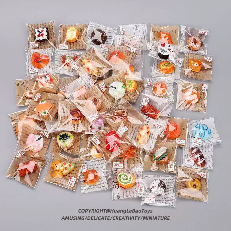 Детская симуляция мини-хлебобулочные пирожные Десерт Еда и игра миниатюрная креативная модель игрушка Домашняя маленькая еда