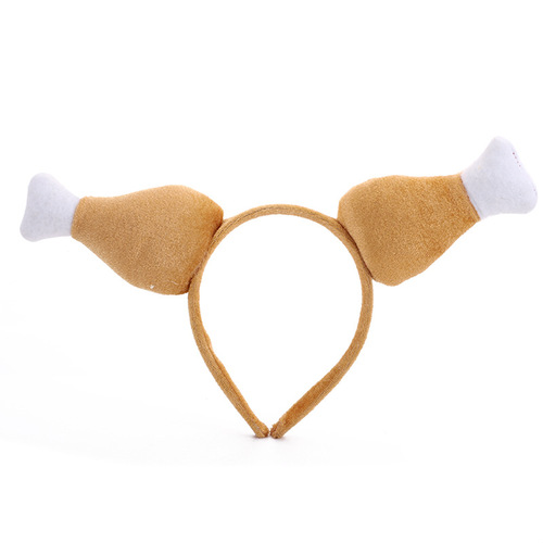 Chicken leg hat Thanksgiving turkey hat Irish festival beer festival chicken leg hat Chickelegcap chicken hairband