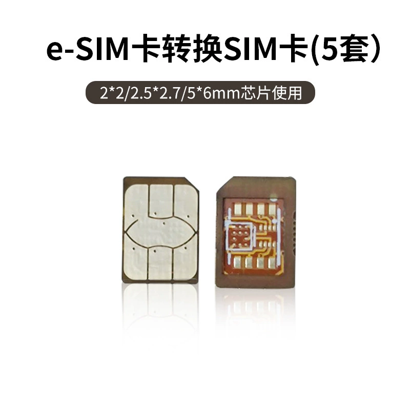 Смарт-часы eSIM с переходником на NanoSIM, крышка-карта для восстановления, ротор, стойкость к высоким температурам, замена eSIM на маленькую физическую карту, DIY