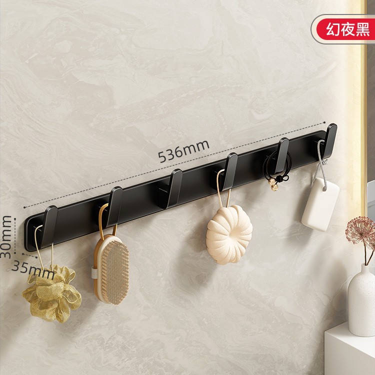 Detrás del gancho de la puerta percha de ropa dormitorio colgar en la pared de carga de perforación-libre dormitorio sombrero artefacto de almacenamiento