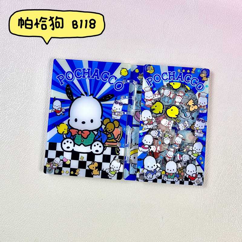 日本の漫画 A7 ルーズリーフノートブックかわいいガーリーハート高価値アニメ学生アクリル|undefined