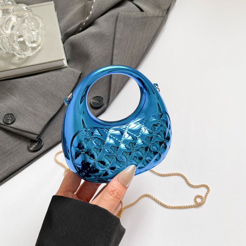 Elegante Gesteppte Dumpling Handtasche Mit Kette Schultertasche_voghion.com