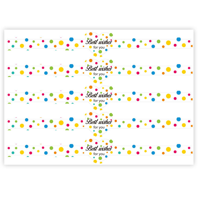 Style 010; 50 stickers/pack (20x2.5cm)