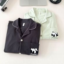 德绒情侣睡衣女秋冬季2025新款高级感长袖薄绒保暖男士家居服套装