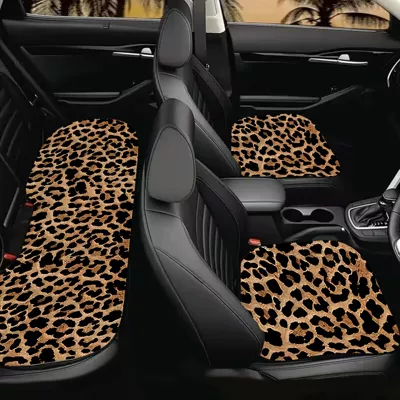 TEMU Hot Selling Car Seat Cushion Leopard Print Car Seat Cushion Three-piece Set Wear-resistant Dirty-resistant Flower Seat Cushion Labeling (Avtomobil döşəmə paspasları) - zd-car-seat-cushion-1-three-piece-set-5050cm5050cm50130cm