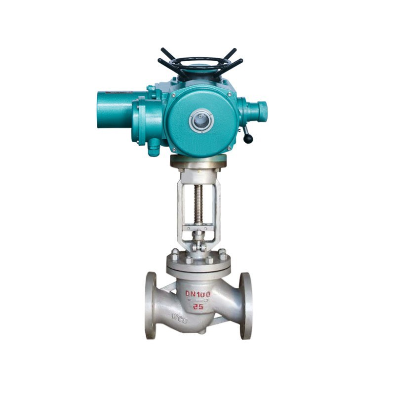 凯科阀门精工沪工名工J941W-16P电动不锈钢截止阀自动水阀锁闭