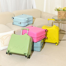 可爱儿童行李箱可坐骑男女宝宝拉杆箱小孩旅行箱18寸轻便登机箱子