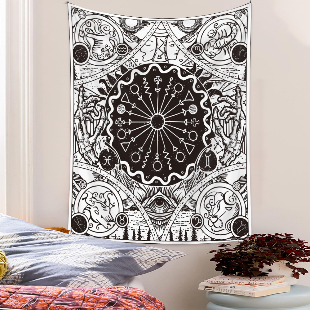 Bohemian Style Color Butterfly Plants Pattern Room Decoration Tapestry Wholesale Nihaojewelry display picture 1