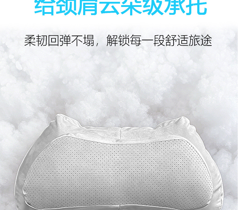 Suitable for Tesla Car Headrests, High-End Perforated Breathable Car Neck Pillow, Car Cushion, Double-Layer Headrest for Vehicles
