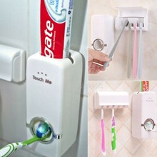 Automatic Toothpaste Squeezer Dispenser Tube Sucker +5 Tooth