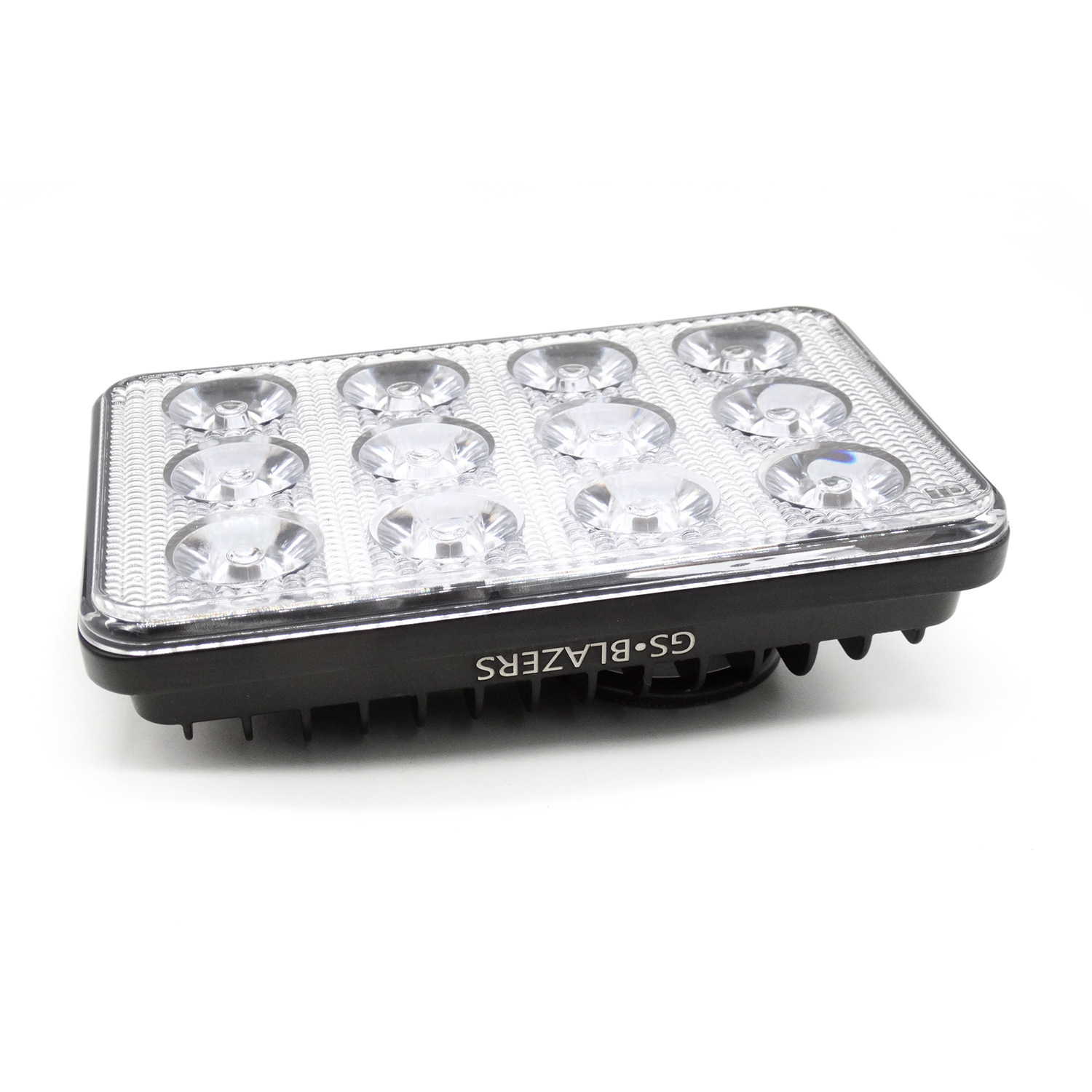 LED 12 cuentas lámpara de trabajo cuadrada (luz blanca) 12v - 80v accesorios de maquinaria de construcción