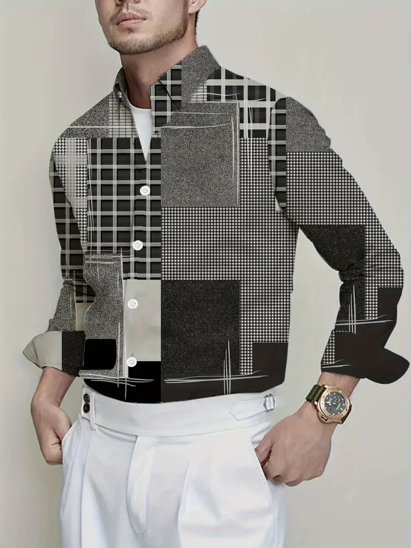 Comercio exterior europeo y americano Amazon 2025 nueva tendencia de la moda casual todo fósforo camisa de manga larga de alta calidad MB12