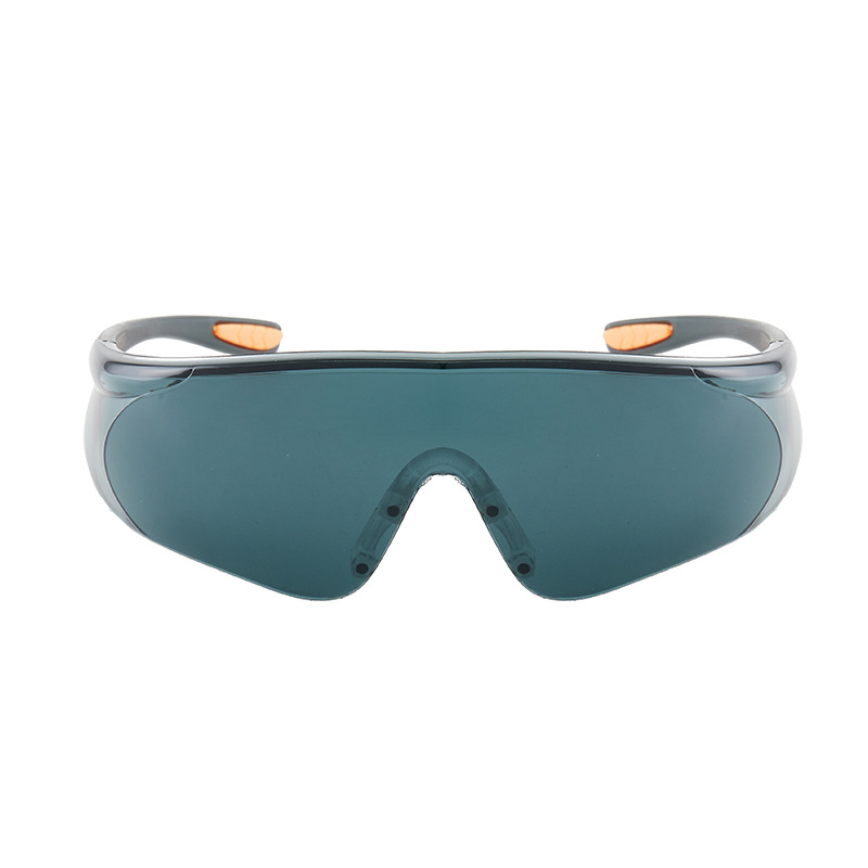透明强化防刮护目镜 橡皮鼻托劳保眼镜 骑行防沙防护眼镜