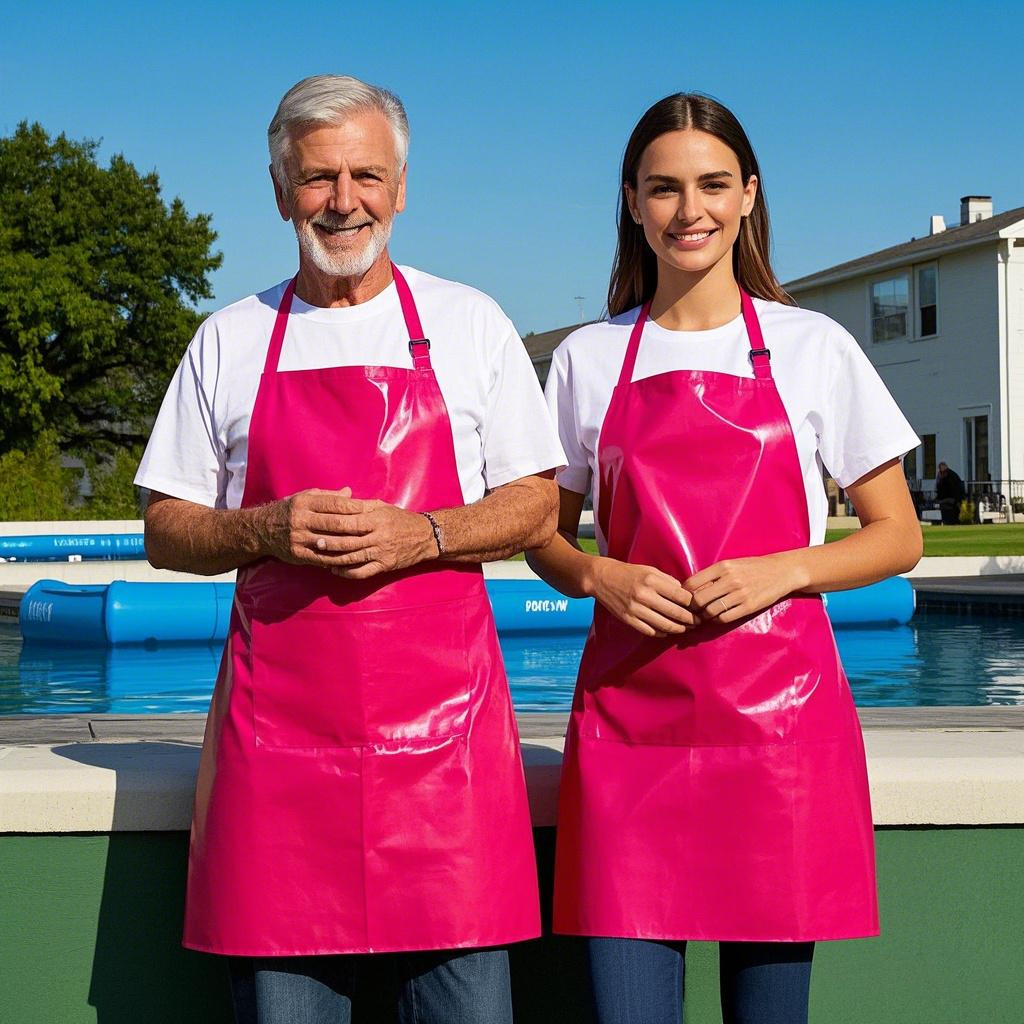 TPU 방수 및 내유성 앞치마 및 알칼리 저항성 수생 도살 식품 작업 성인 케이터링 앞치마 도매