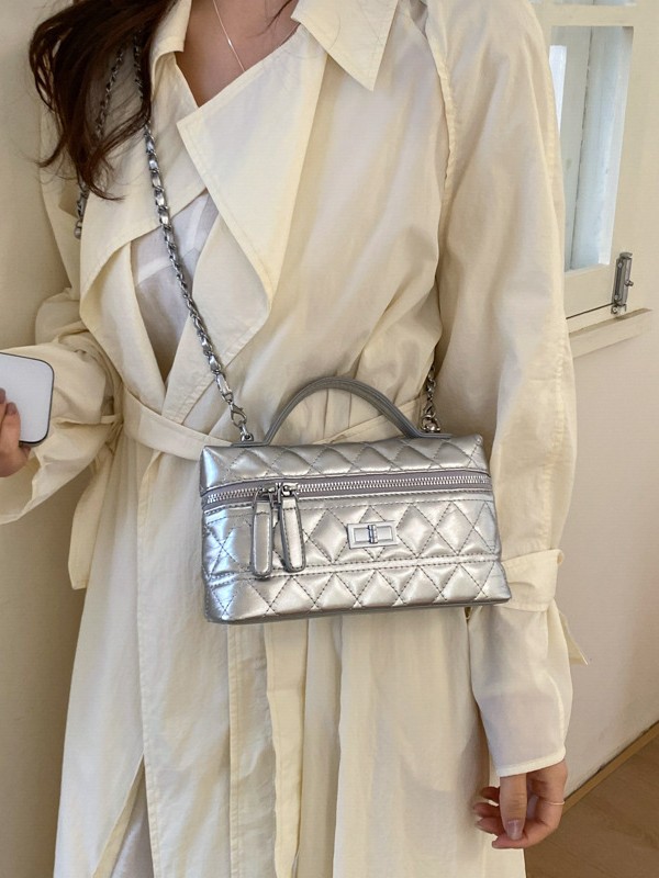 Bolso de cadena de estilo Xiaoxiang Ling para mujeres 2026 nuevo bolso cuadrado de alto nivel, bolso de hombro ligero de lujo.