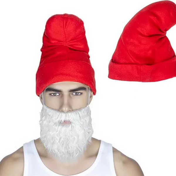 Smurfs White Hat Red Hat Halloween Cosplay Dwarf Party Dance Party Holiday Party Costume Props
