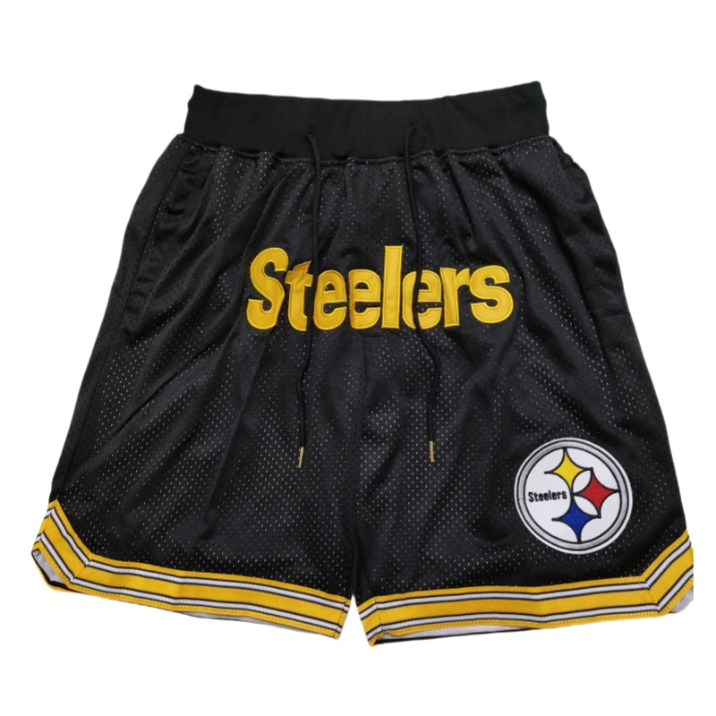 Шорты (JD) в стиле MLB/NFL, с вышитыми логотипами, лёгкие и дышащие, S–XXL