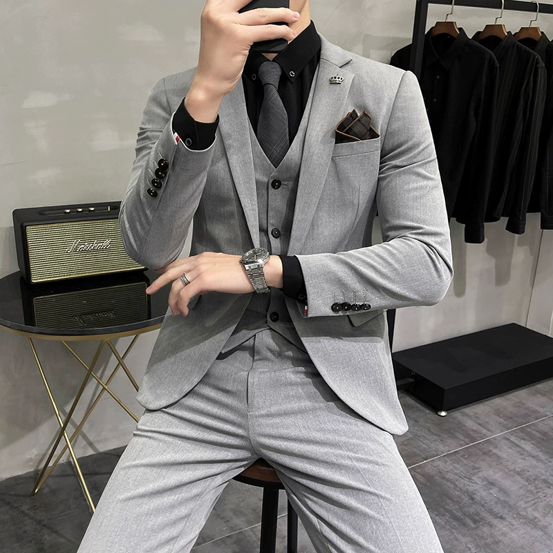 Suit, set, 2023, 3 piece set