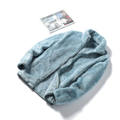 男性用コーラルベルベットジャケット、厚みのある防風性と暖かいアウトドアスポーツ登山ジャケット、女性用インナーベルベットカーディガンジャケット