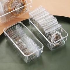 Anti-oxidation jewelry storage box, accessories, bracelets, earrings, necklaces, transparent organizer, ear stud, sealable bag