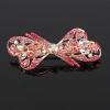 Brand advanced hair accessory, metal hairgrip for adults, golden water, big universal hairpin, high-quality style