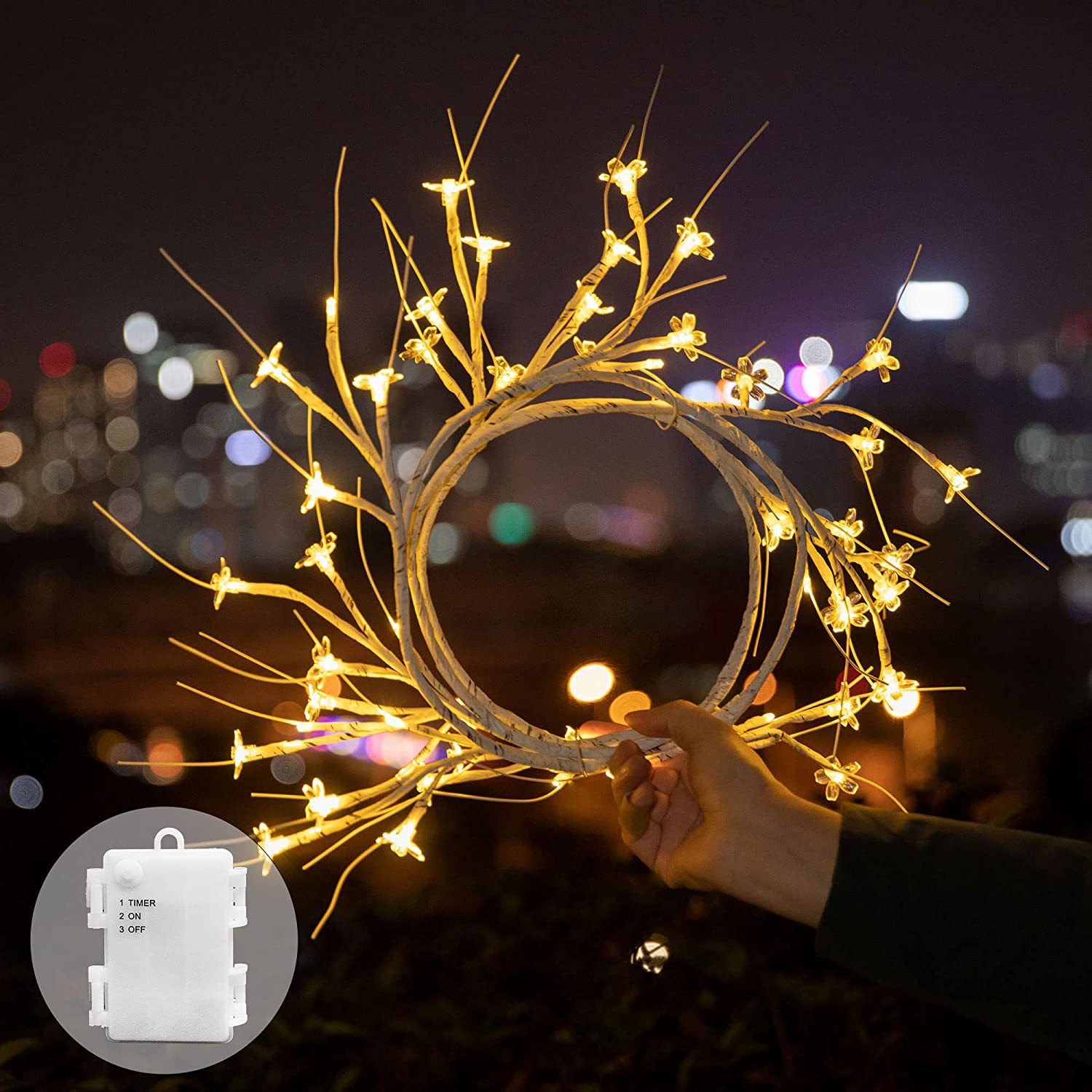 Fábrica directa luces decorativas luces de colores ratán iluminación ins Internet celebridad LED árbol ratán luces diseño dormitorio luces de colores luces de cadena