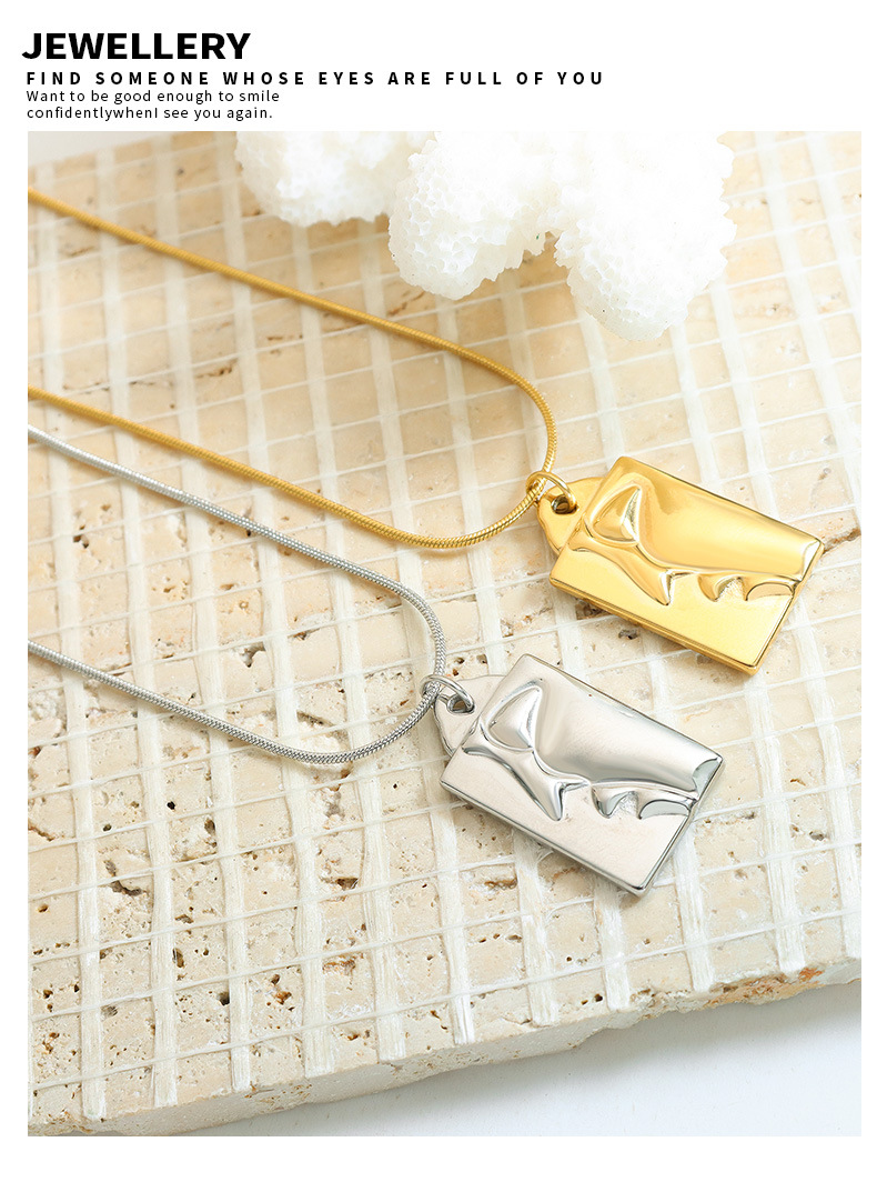 Fashion Portrait Titanium Steel Plating Pendant Necklace 1 Piece