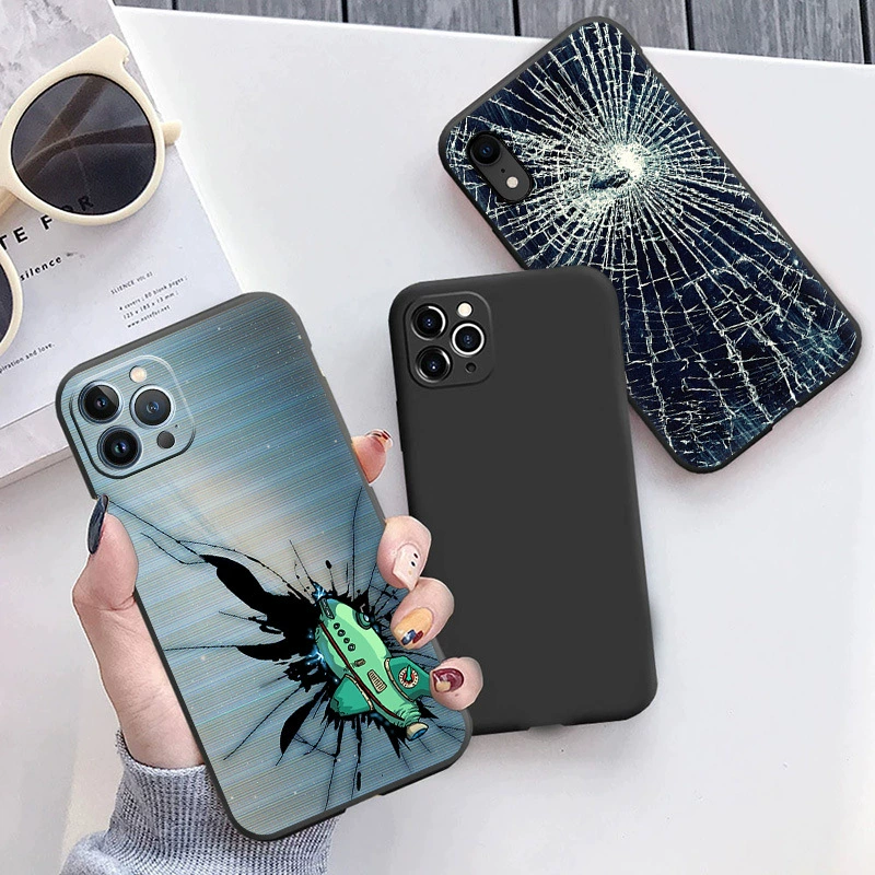 Apple, совместимый чехол для телефона, зеленый черный экран, iphone