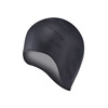 Men's silica gel waterproof durable big high swimming cap for swimming