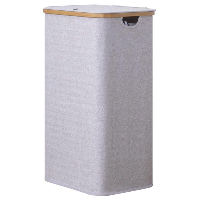 Cesta de lavandería cesta de almacenamiento de lavandería simple Hogar Japonés cesta de lavandería plegable cesta de almacenamiento de ropa impermeable