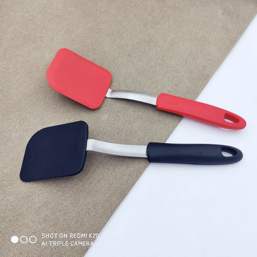 Small and medium-sized silicone biscuit cake spatula, non-stick spatula, DIY fried egg steak spatula without damaging the pot