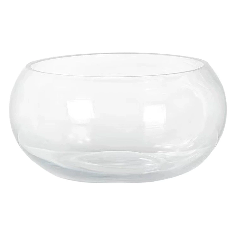 Стеклянный барабан Прозрачный большой экологический круглый Аквариум Черепаха банка мини маленькая Ландшафтная гидропонная ваза оптом