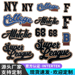 アメリカ野球刺繍ロゴ衣料品アクセサリータオル刺繍英語刺繍装飾パッチステッカー