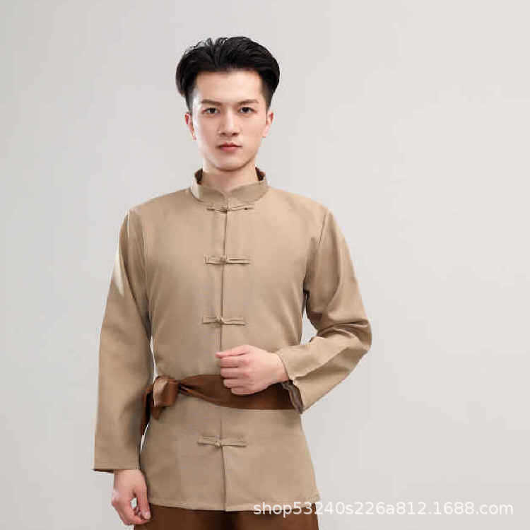难民服农村演出服装男群众演员老百姓群众演员服店仆人小二演出服
