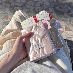 韓国風ガーリーピンクリボンパスポートホルダーインかわいい多機能海外旅行チケットIDカードホルダー収納