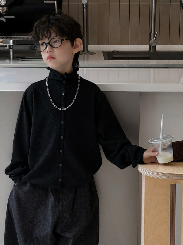 泰如2025秋季新款儿童韩版洋气针织上衣男童休闲质感针织毛衣亲肤|undefined