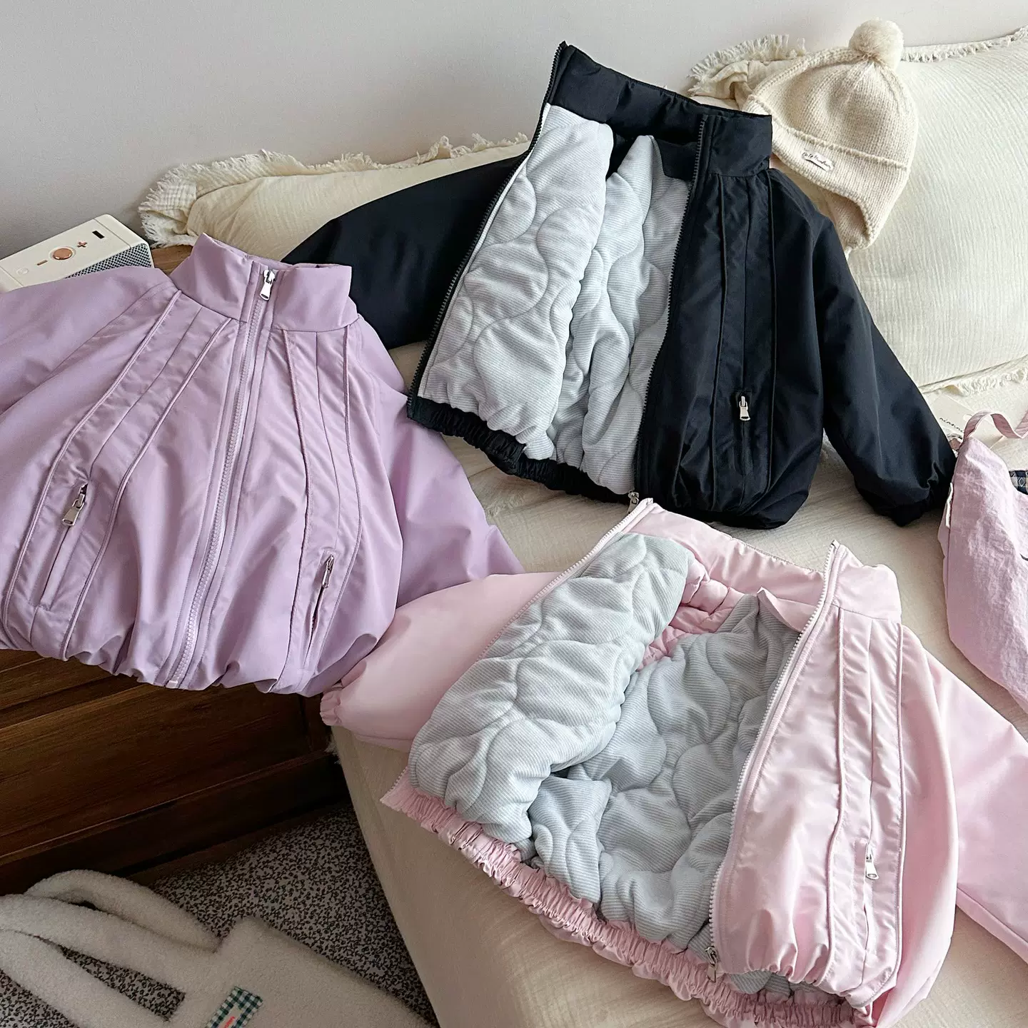 【雨神户外夹克风衣】2025女童冬款新款潮流洋气时尚棉服HS65602