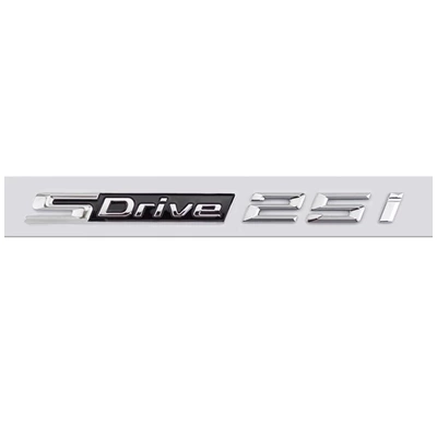 Car logo — for Bmw X1X3X5X6 Car Logo - sdrive-25i-silver-new-model